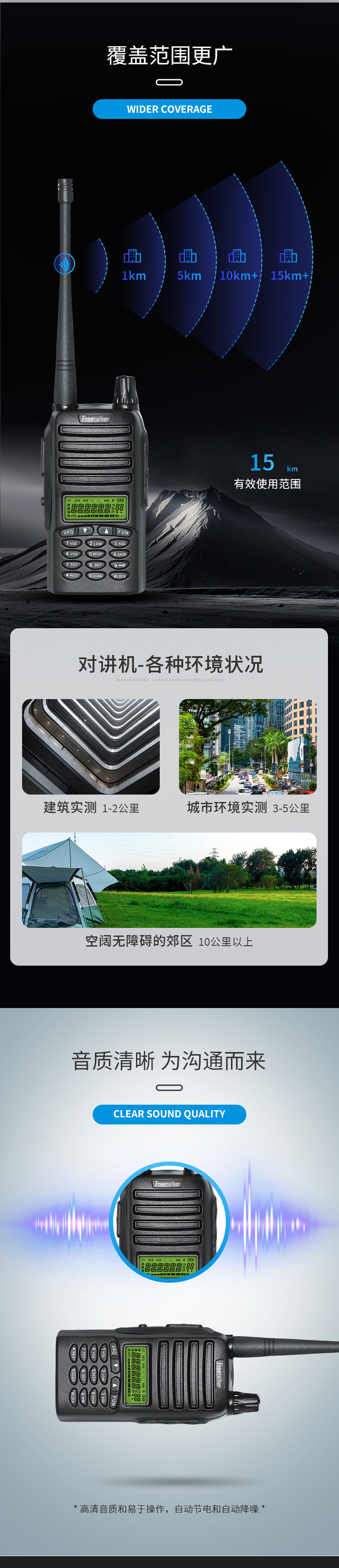 手持式调频对讲机 RD6600